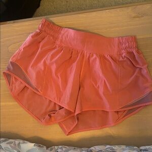 Lululemon Athletica Coral Athletic Shorts